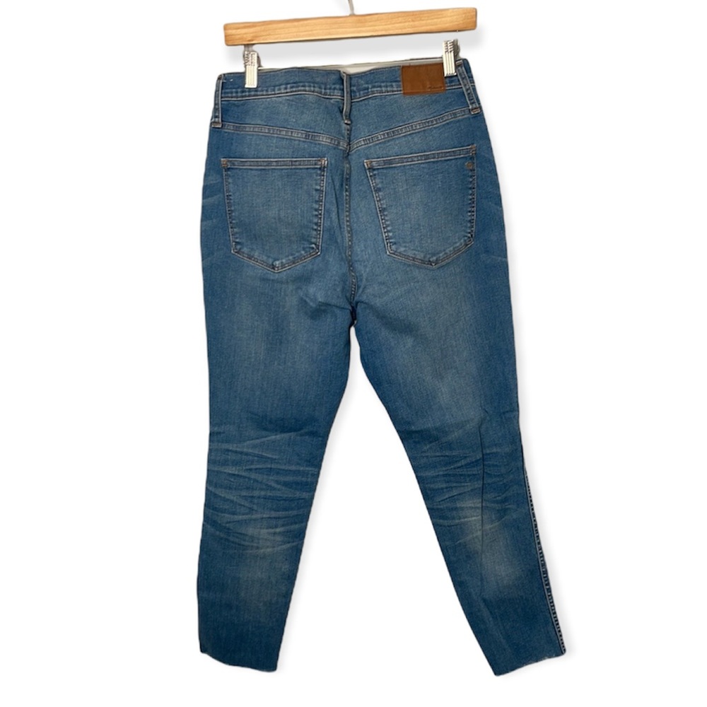 Madewell High Rise 10” Rise Ripped Skinny Ankle Jeans - Picture 10 of 10